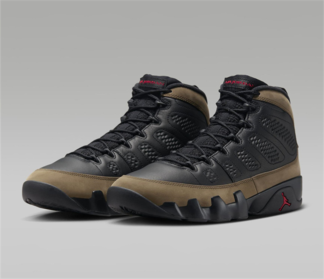 Men's Running weapon Air Jordan 9 Olive Shoes 027